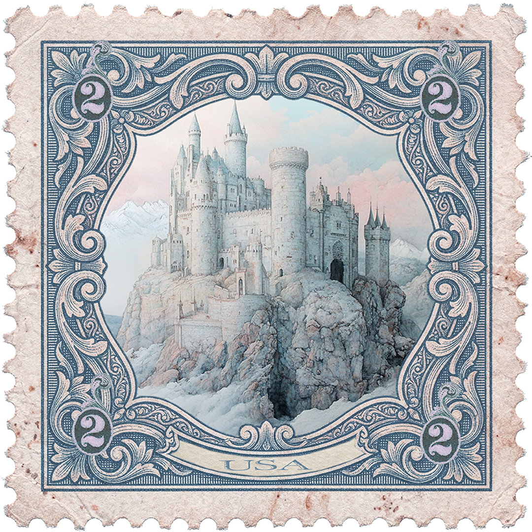 Stamp Postcard Challenge Example